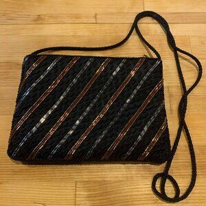 Beaded crossbody purse